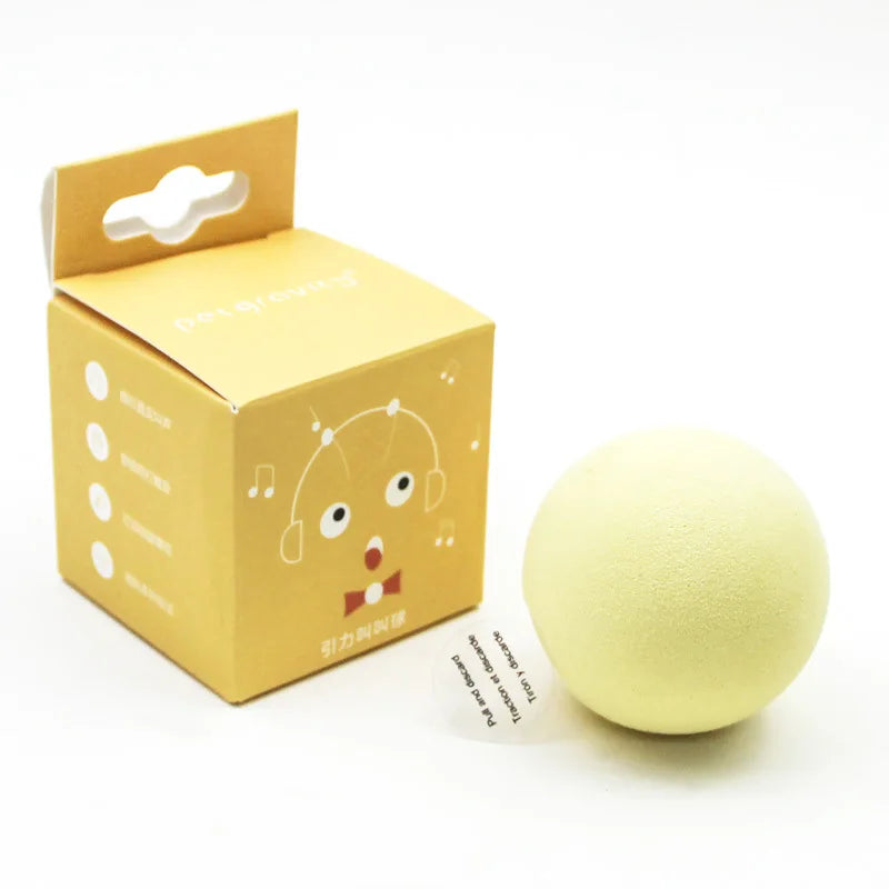 Smart Interactive Cat Ball - Self-Rolling Rechargeable Catnip Teaser Toy
