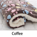 Reversible Flannel Pet Blanket - Soft Warm Mat for Cats & Dogs