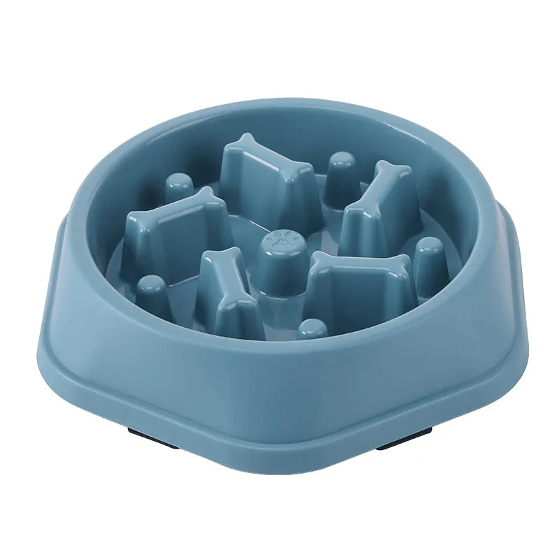 Slow Feeder Dog Bowl - Anti-Gulp Maze Bowl for Healthier Eating
