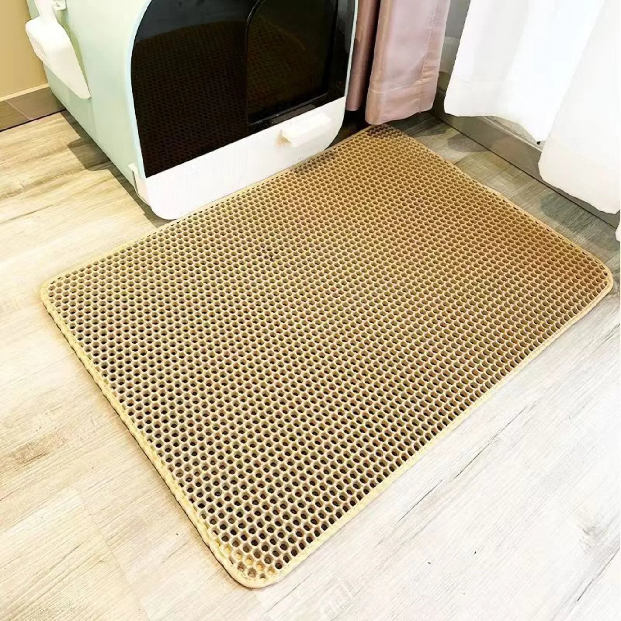 Extra-Large Cat Litter Mat - Waterproof Double-Layer Litter Trapper