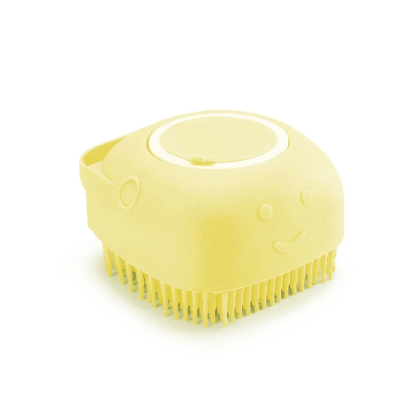 Pet Bath & Massage Brush - Multifunctional Shampoo Scrubber for Dogs & Cats