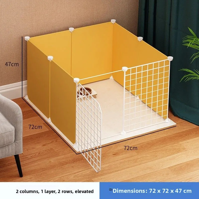 Ultra-Large Pet Playpen - Detachable Free-Standing Fence for Dogs, Cats & Rabbits