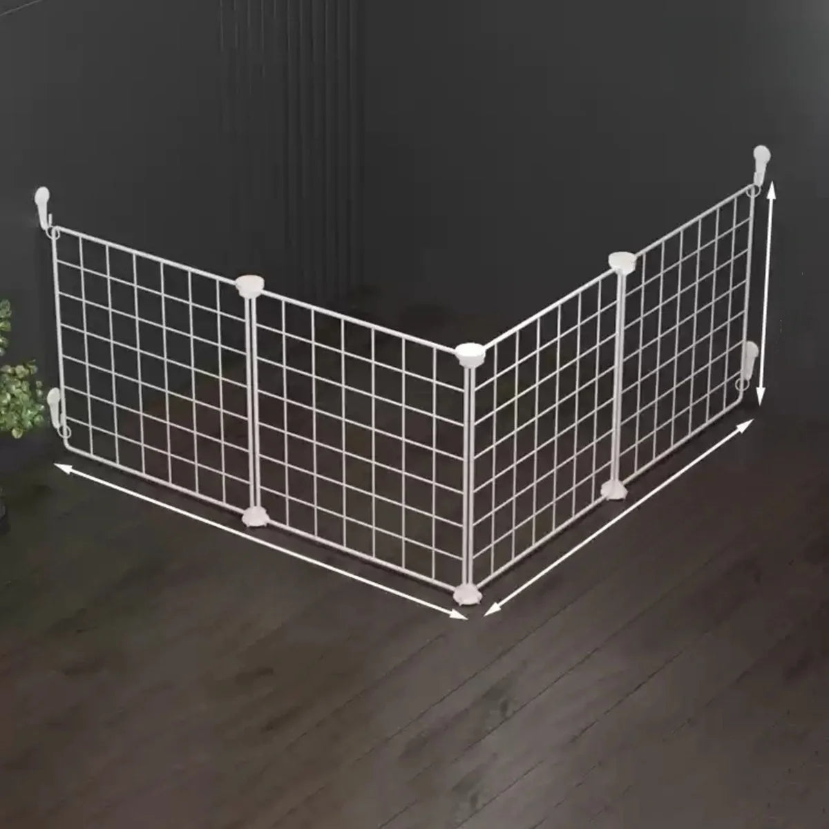 Indoor Puppy Fence - Anti-Escape Modular Pet Playpen & Training Barrier