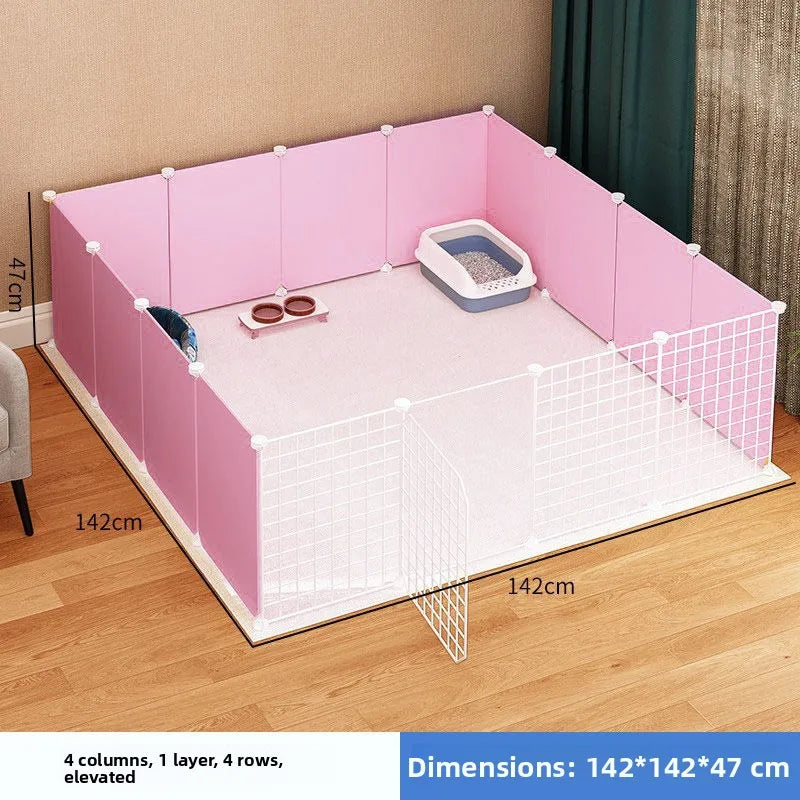 Ultra-Large Pet Playpen - Detachable Free-Standing Fence for Dogs, Cats & Rabbits