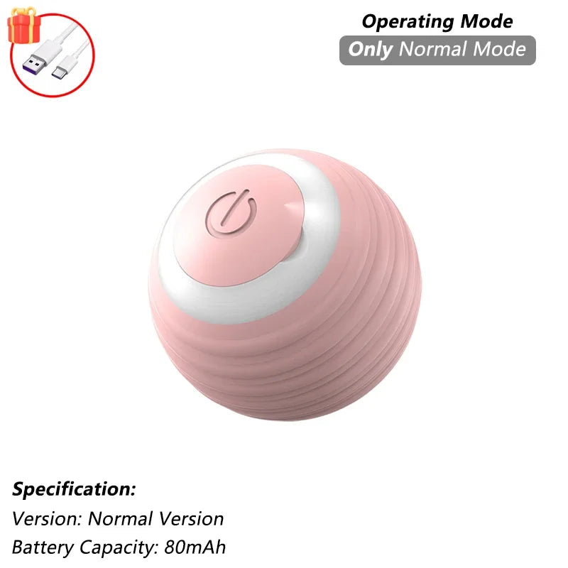 Automatic Rolling Cat Ball - Smart Self-Moving Interactive Toy