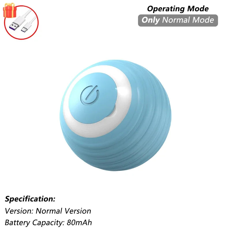Automatic Rolling Cat Ball - Smart Self-Moving Interactive Toy