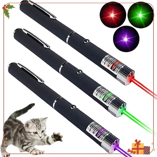 2-in-1 LED Laser Pointer &ndash; Rechargeable Cat & Dog Training Teaser