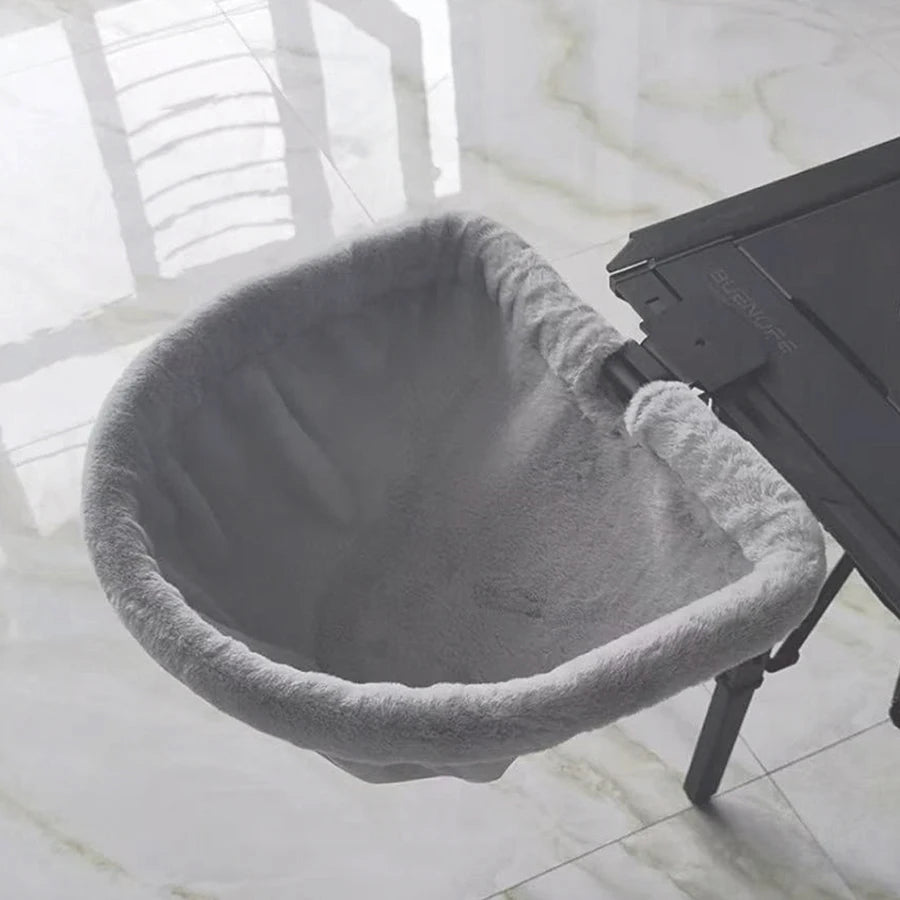 Folding Cat Desk Bed - Space-Saving Sunken Lounger for Cats