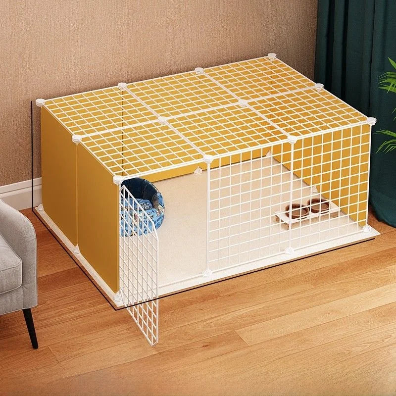 Ultra-Large Pet Playpen - Detachable Free-Standing Fence for Dogs, Cats & Rabbits