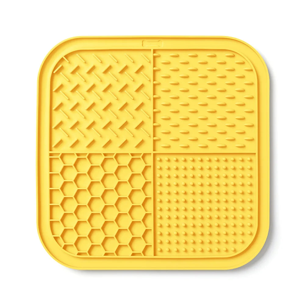 Silicone Lick Mat for Dogs & Cats - Slow Feeder & Bath Distraction