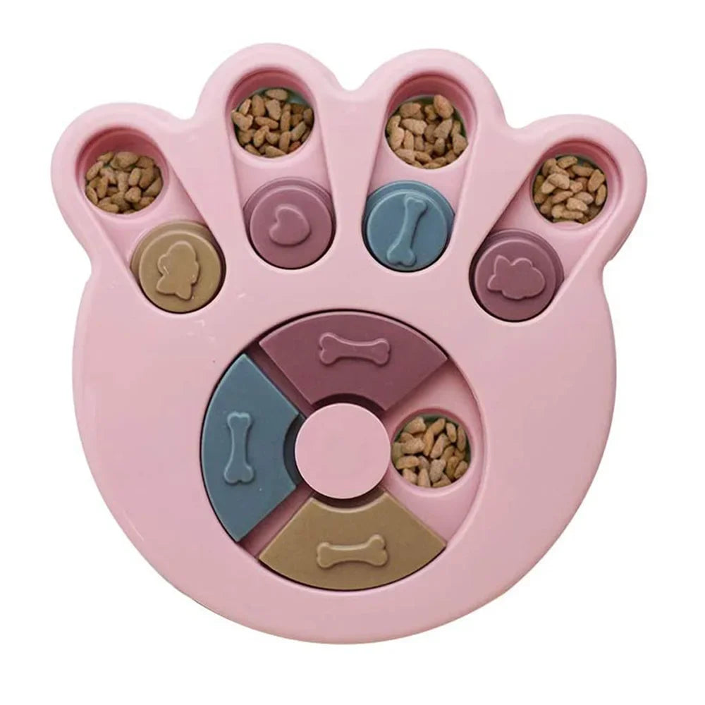 Interactive Dog Puzzle Slow Feeder - Brain-Game Enrichment Bowl