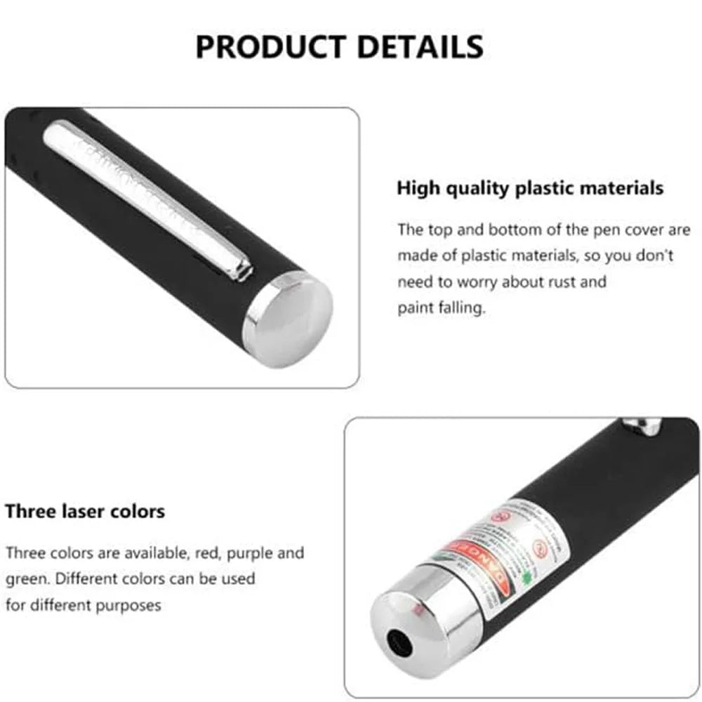 2-in-1 LED Laser Pointer - Rechargeable Cat & Dog Training Teaser