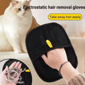 Double-Sided Pet Hair Removal Gloves - Reusable Static Remover