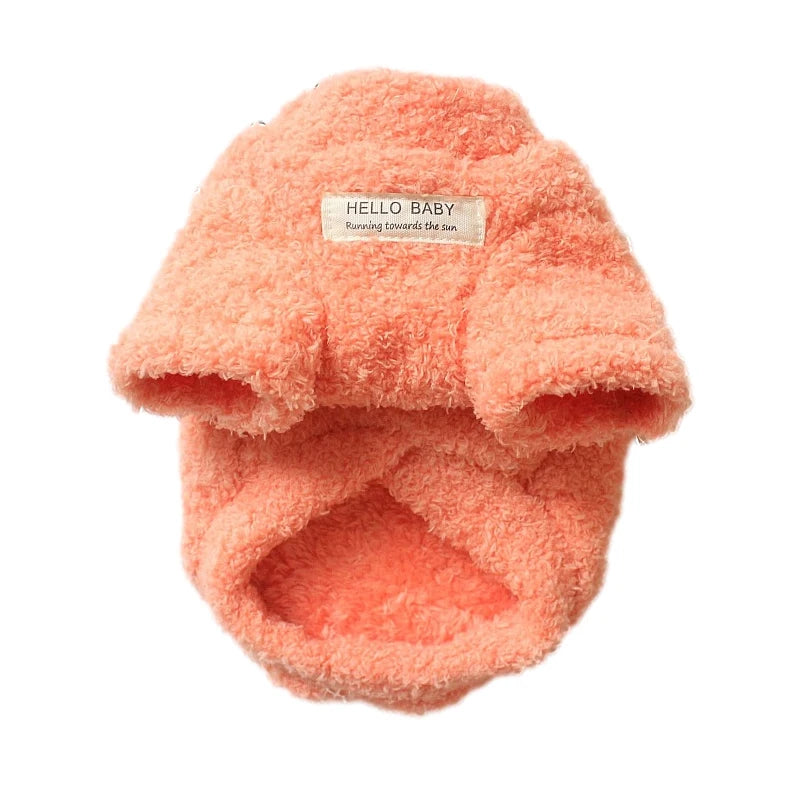Winter Warm Dog Sweater - Soft Plush Knit for Small & Medium Dogs