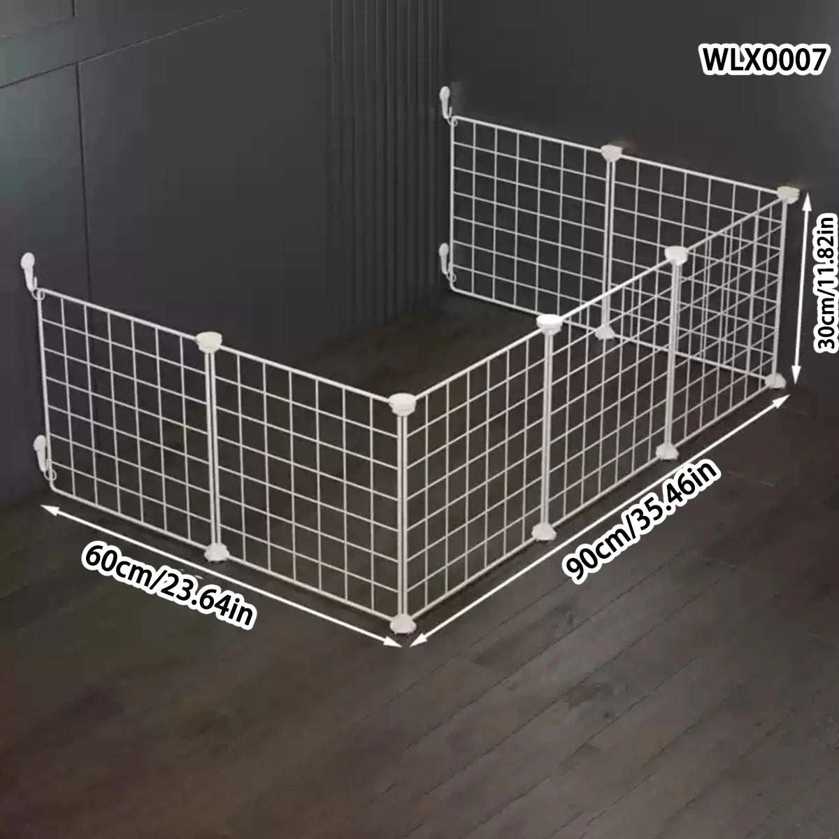 Indoor Puppy Fence - Anti-Escape Modular Pet Playpen & Training Barrier