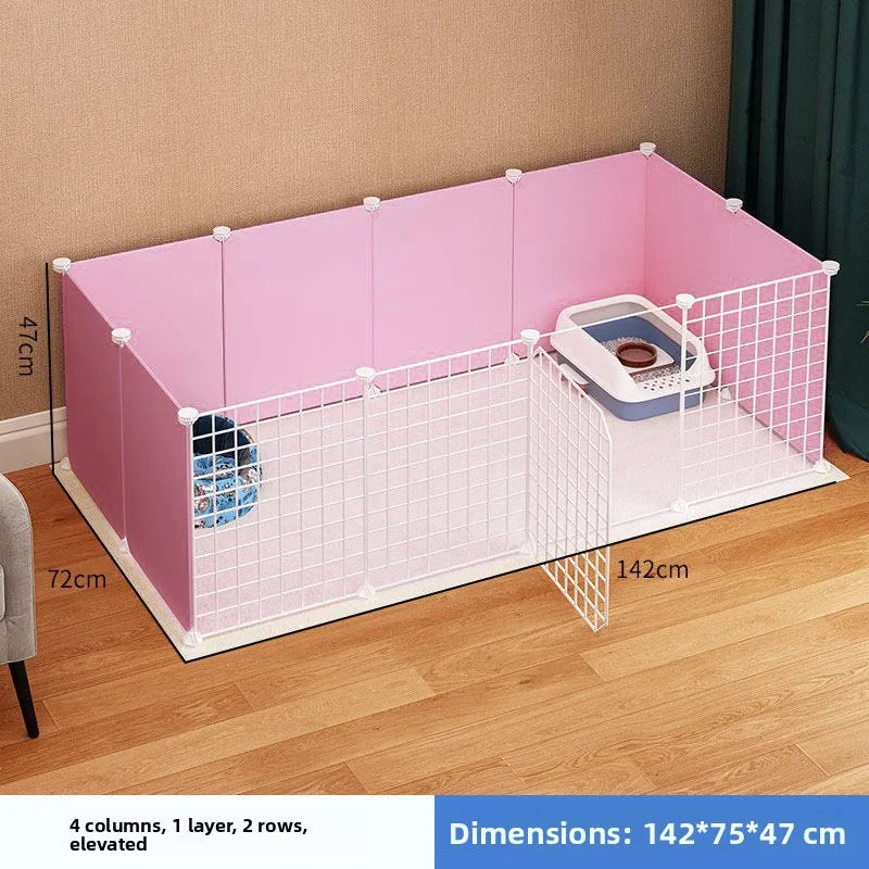 Ultra-Large Pet Playpen - Detachable Free-Standing Fence for Dogs, Cats & Rabbits