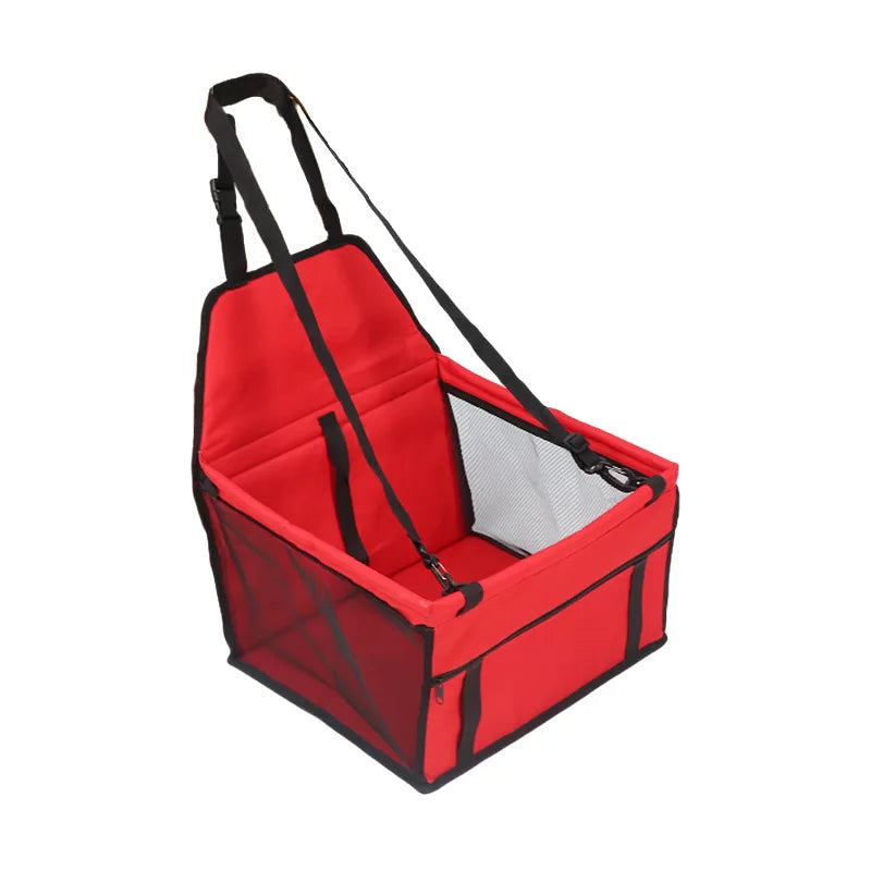 Dog Car Seat Cover - Waterproof Foldable Hammock with Harness