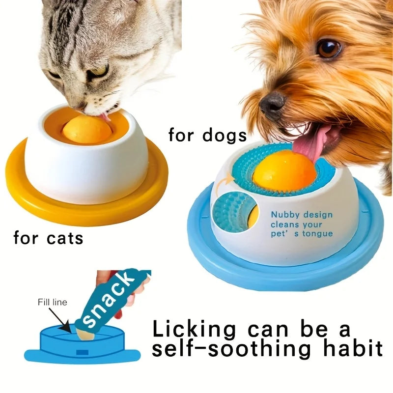 Dog Lick Mat Slow Feeder - Calming Treat Toy