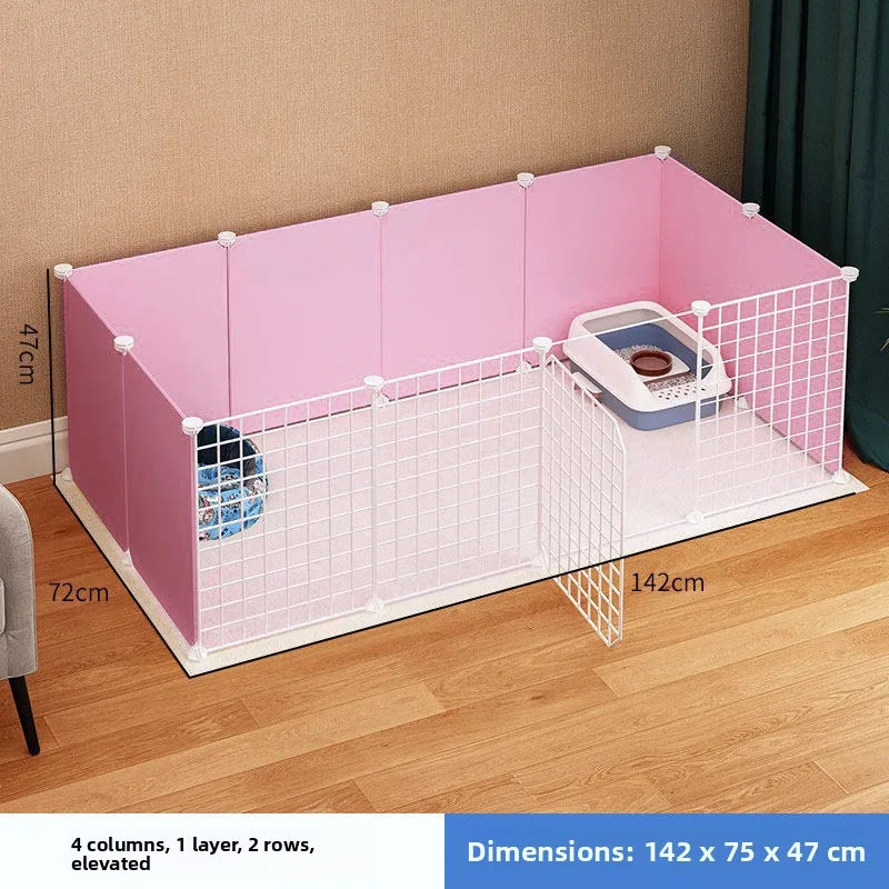 Ultra-Large Pet Playpen - Detachable Free-Standing Fence for Dogs, Cats & Rabbits