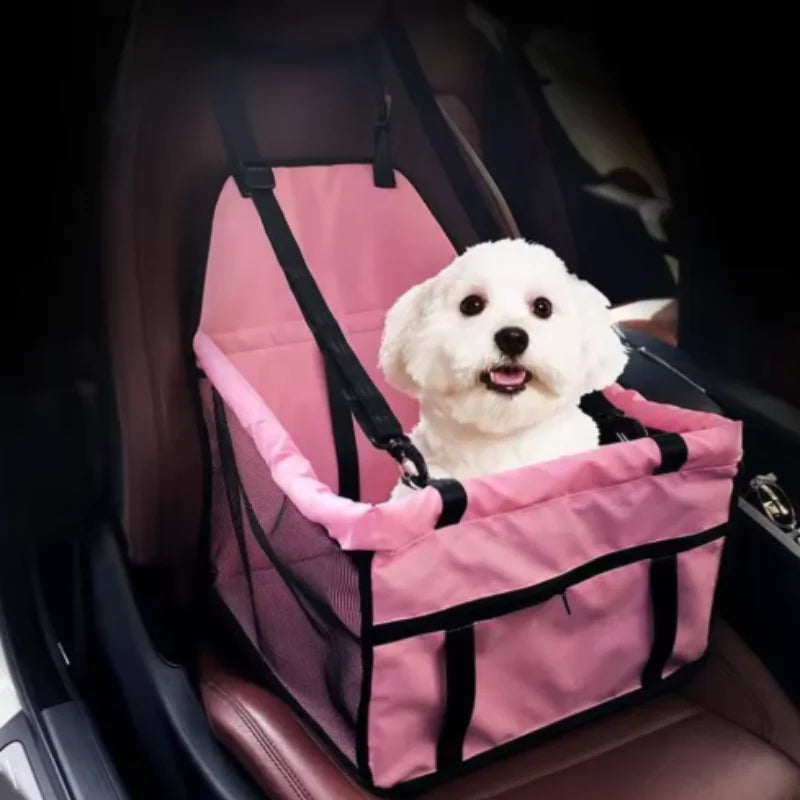 Dog Car Seat Cover - Waterproof Foldable Hammock with Harness