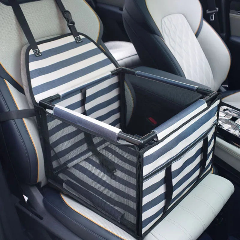 Dog Car Seat Cover - Waterproof Foldable Hammock with Harness
