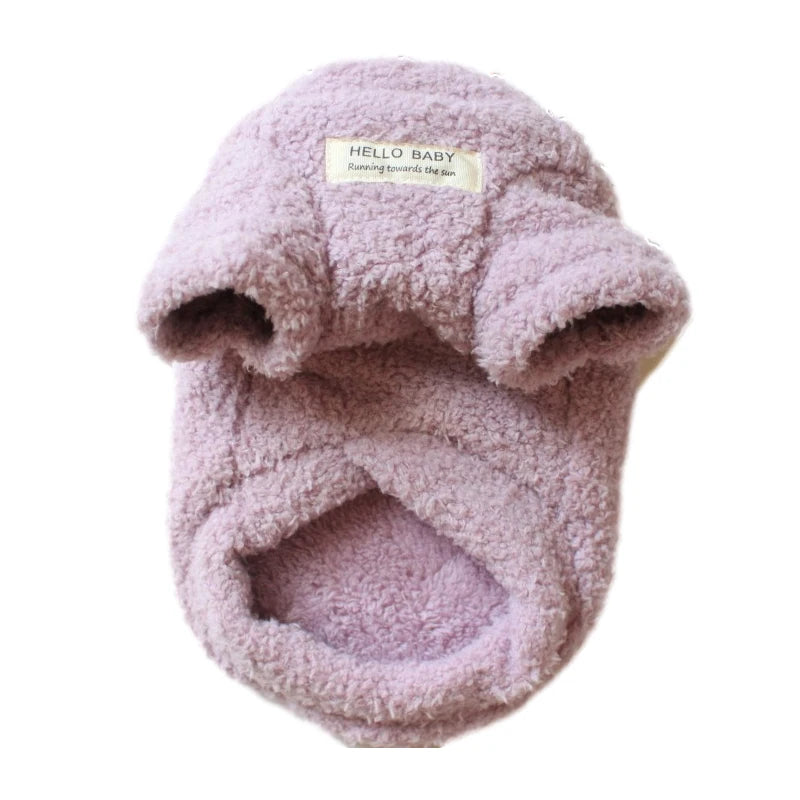 Winter Warm Dog Sweater - Soft Plush Knit for Small & Medium Dogs
