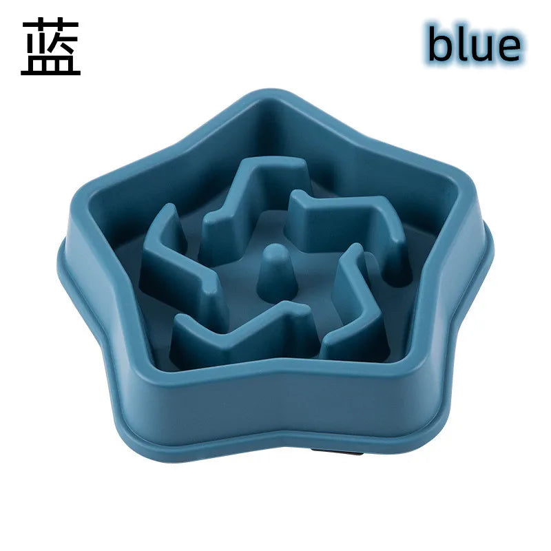 Slow Feeder Dog Bowl - Anti-Gulp Maze Bowl for Healthier Eating