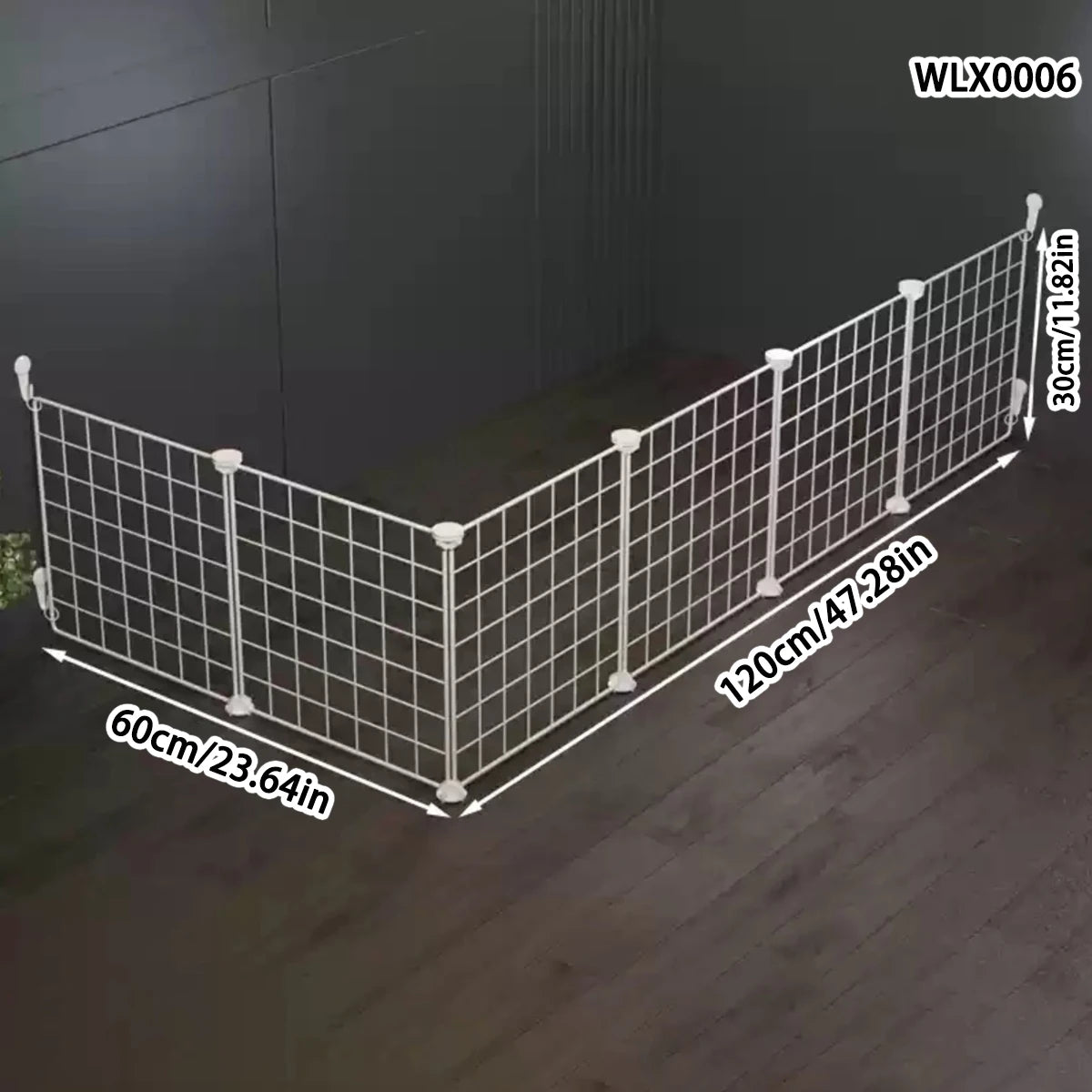 Indoor Puppy Fence - Anti-Escape Modular Pet Playpen & Training Barrier