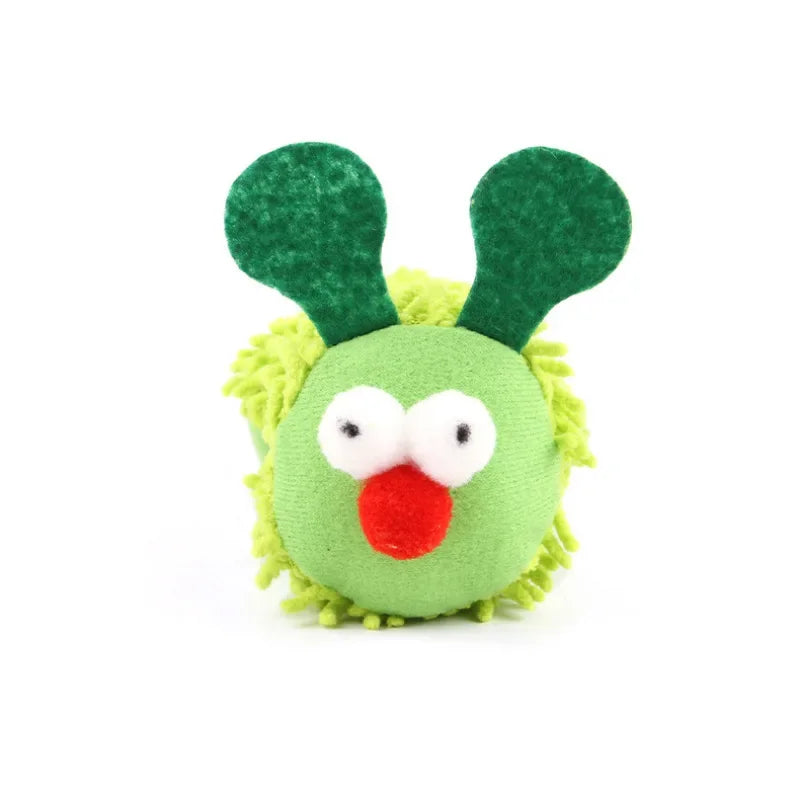 Catnip Caterpillar Cat Chew Toy - Molar Dental Teaser for Cats
