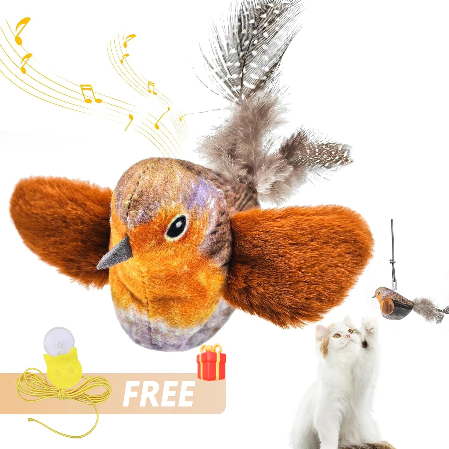 Automatic Rolling Cat Ball - Smart Self-Moving Interactive Toy