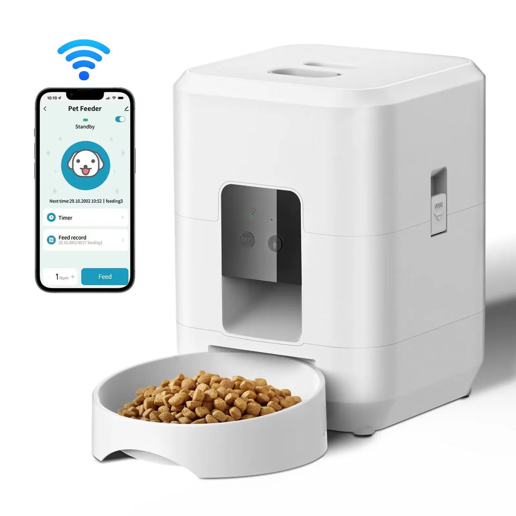 2L WiFi Pet Feeder with Camera - Smart App Feeder with Live Video