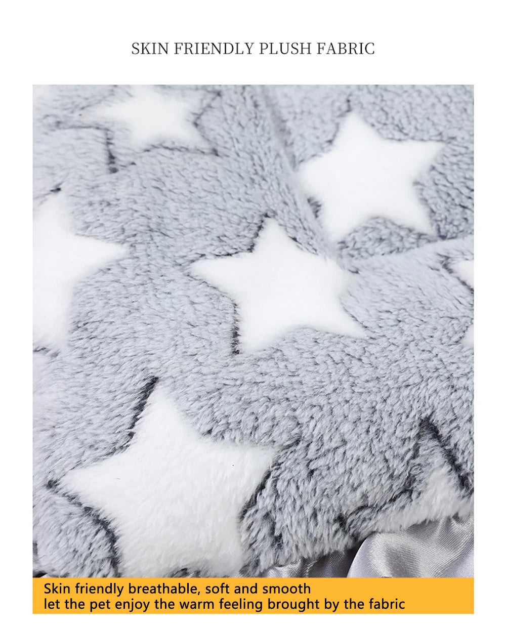 Cozy Plush Pet Bed - Self-Warming Cushion for Cats & Small Dogs