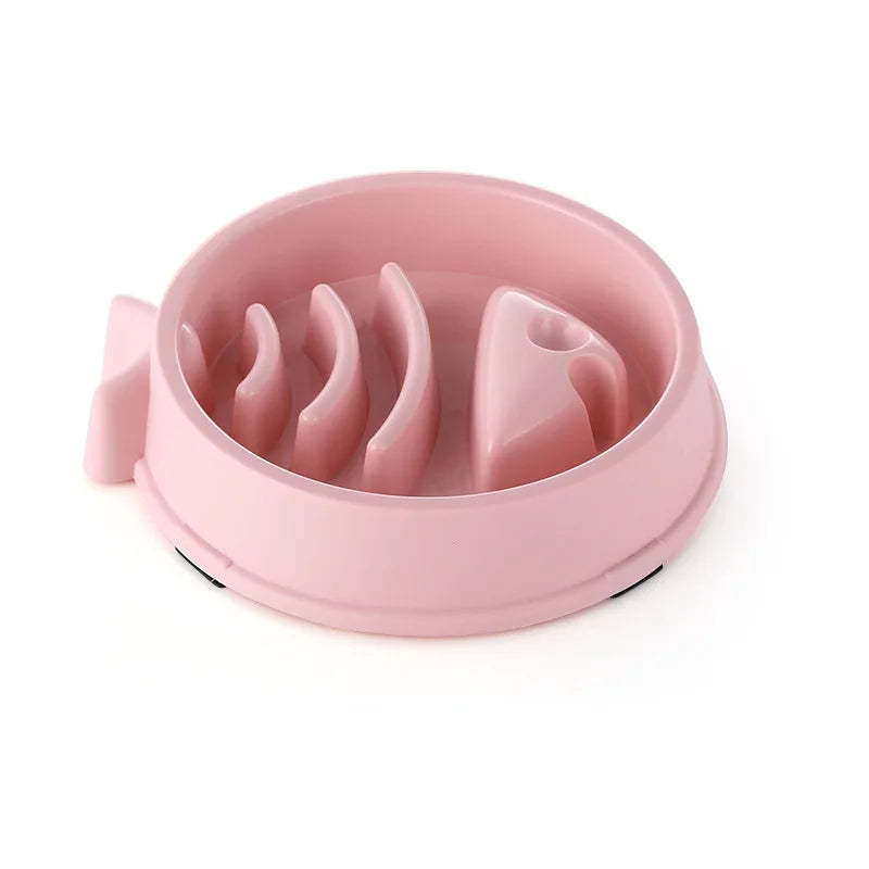 Slow Feeder Dog Bowl - Anti-Gulp Maze Bowl for Healthier Eating