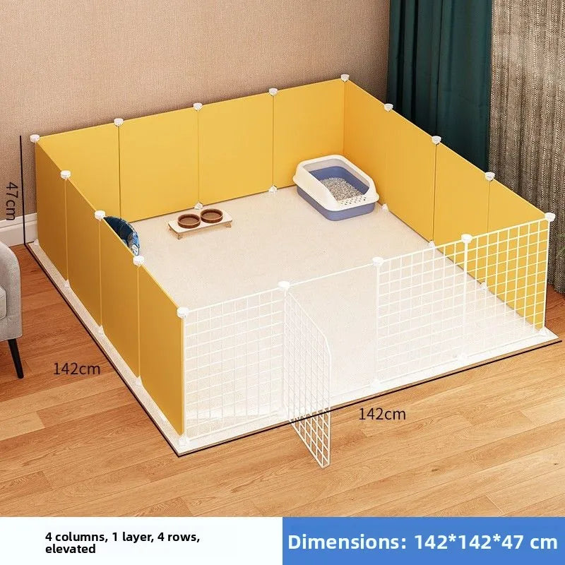 Ultra-Large Pet Playpen - Detachable Free-Standing Fence for Dogs, Cats & Rabbits