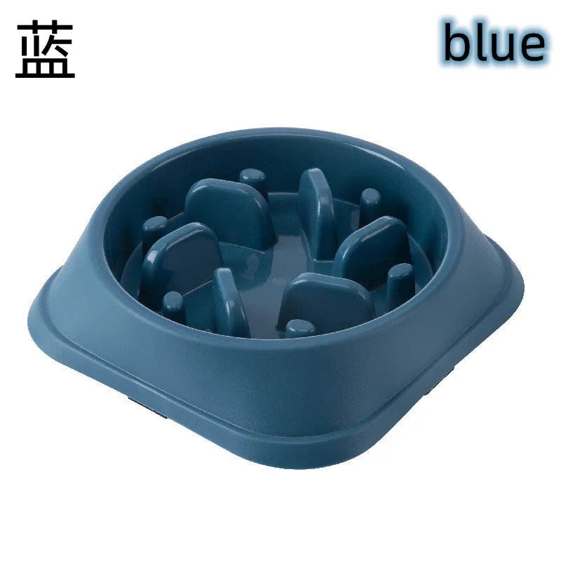 Slow Feeder Dog Bowl - Anti-Gulp Maze Bowl for Healthier Eating