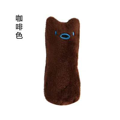 Catnip Teeth-Grinding Cat Toys - Interactive Plush Chew for Dental Play