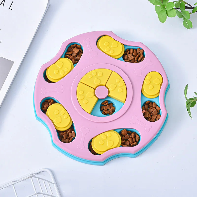 Interactive Dog Puzzle Slow Feeder - Brain-Game Enrichment Bowl