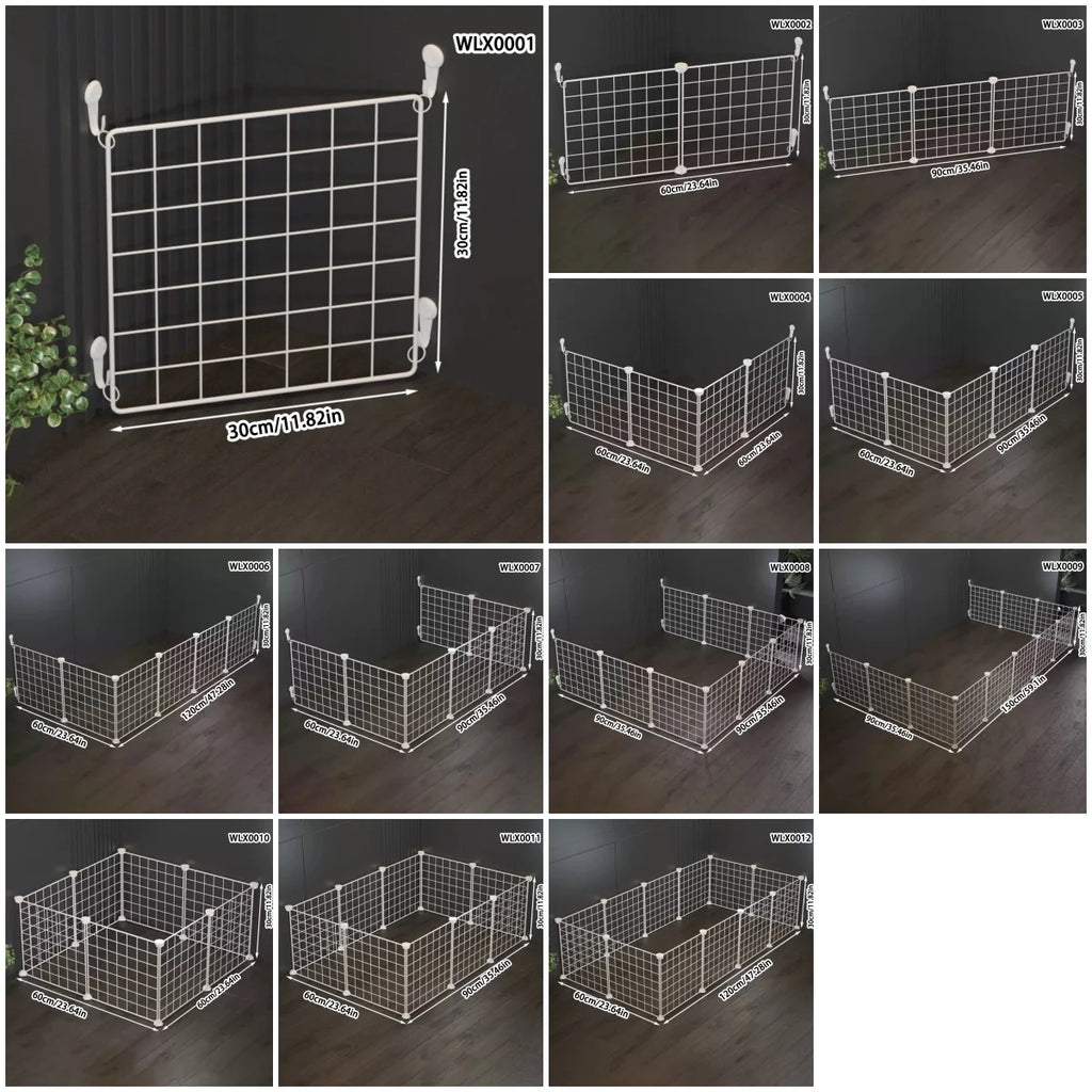 Indoor Puppy Fence - Anti-Escape Modular Pet Playpen & Training Barrier