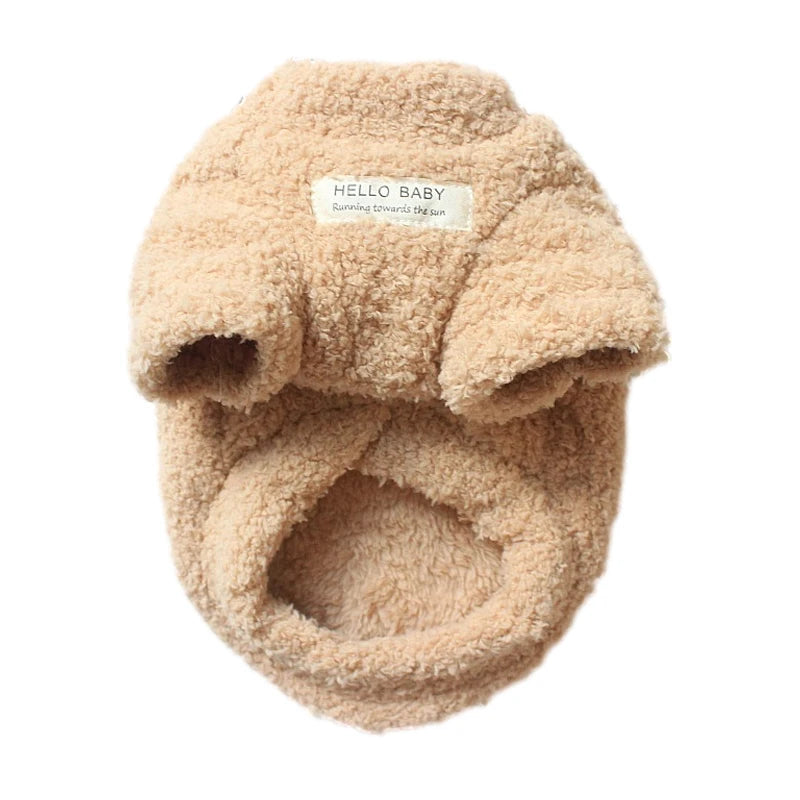 Winter Warm Dog Sweater - Soft Plush Knit for Small & Medium Dogs