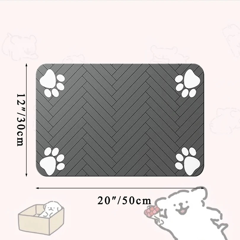 Silicone Pet Placemat - Easy-Clean Waterproof Feeding Mat