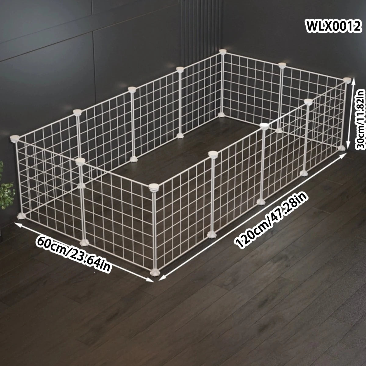 Indoor Puppy Fence - Anti-Escape Modular Pet Playpen & Training Barrier