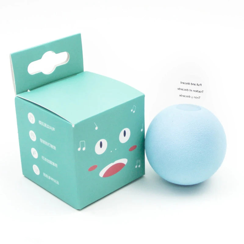 Smart Interactive Cat Ball - Self-Rolling Rechargeable Catnip Teaser Toy