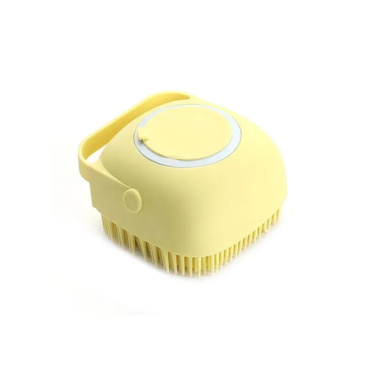 Pet Bath & Massage Brush - Multifunctional Shampoo Scrubber for Dogs & Cats