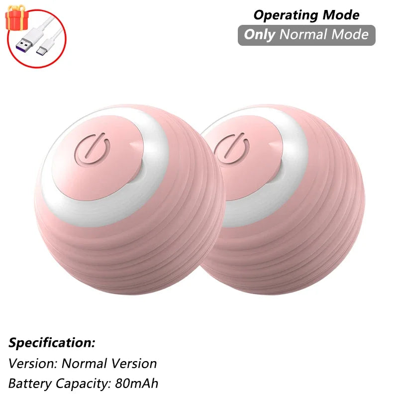 Automatic Rolling Cat Ball - Smart Self-Moving Interactive Toy