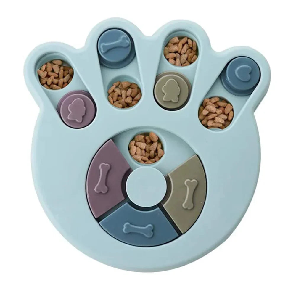 Interactive Dog Puzzle Slow Feeder - Brain-Game Enrichment Bowl