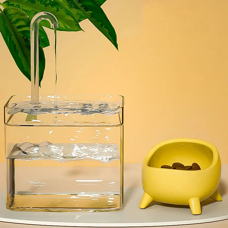 USB Electric Cat Water Fountain - Auto Filtering Drinker