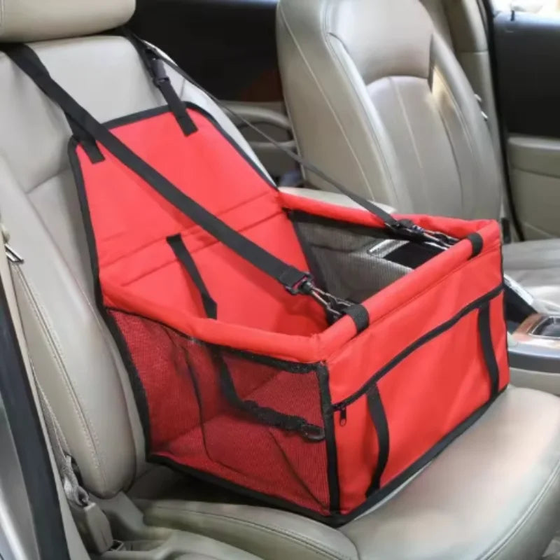 Dog Car Seat Cover - Waterproof Foldable Hammock with Harness