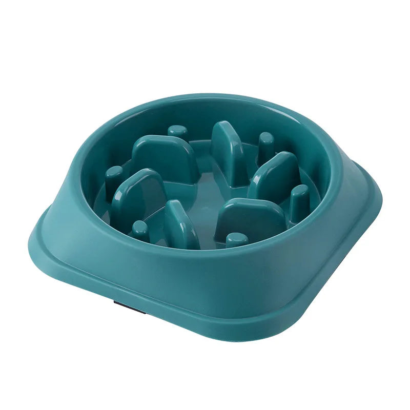 Slow Feeder Dog Bowl - Anti-Gulp Maze Bowl for Healthier Eating