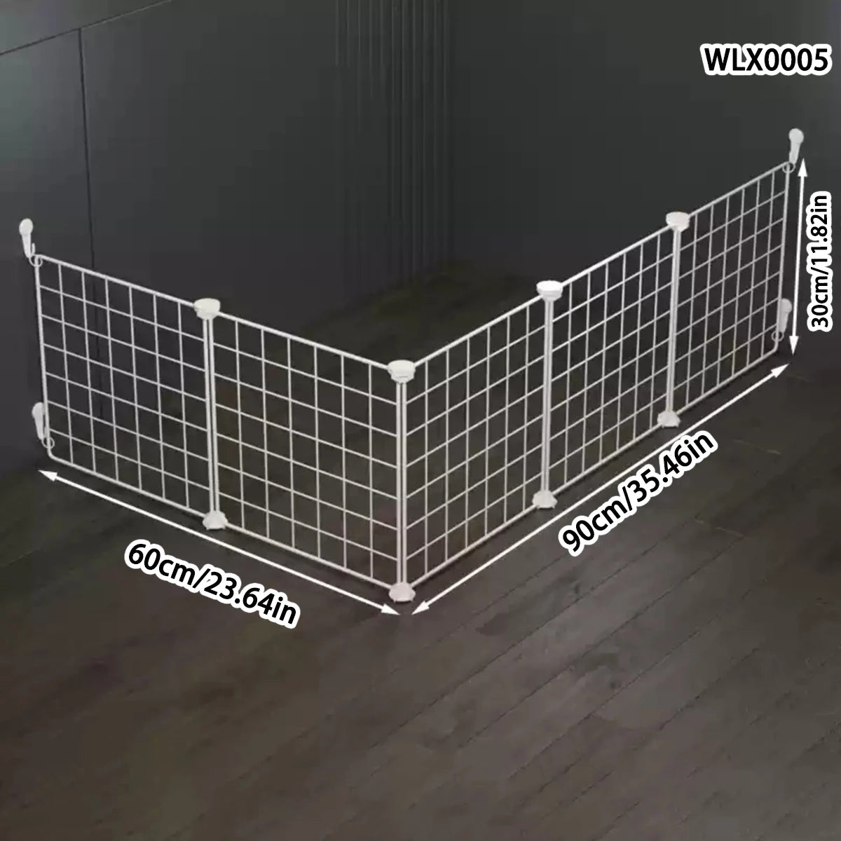 Indoor Puppy Fence - Anti-Escape Modular Pet Playpen & Training Barrier