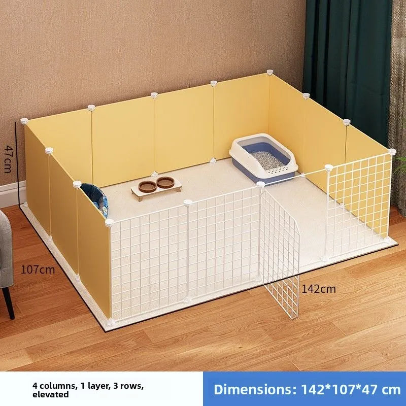 Ultra-Large Pet Playpen - Detachable Free-Standing Fence for Dogs, Cats & Rabbits